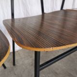 Vintage Industrial School Chairs - STOL Kamnik - 70s Yugoslavia - Set of 4