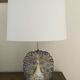 Ceramic peacock lamp from the 70s