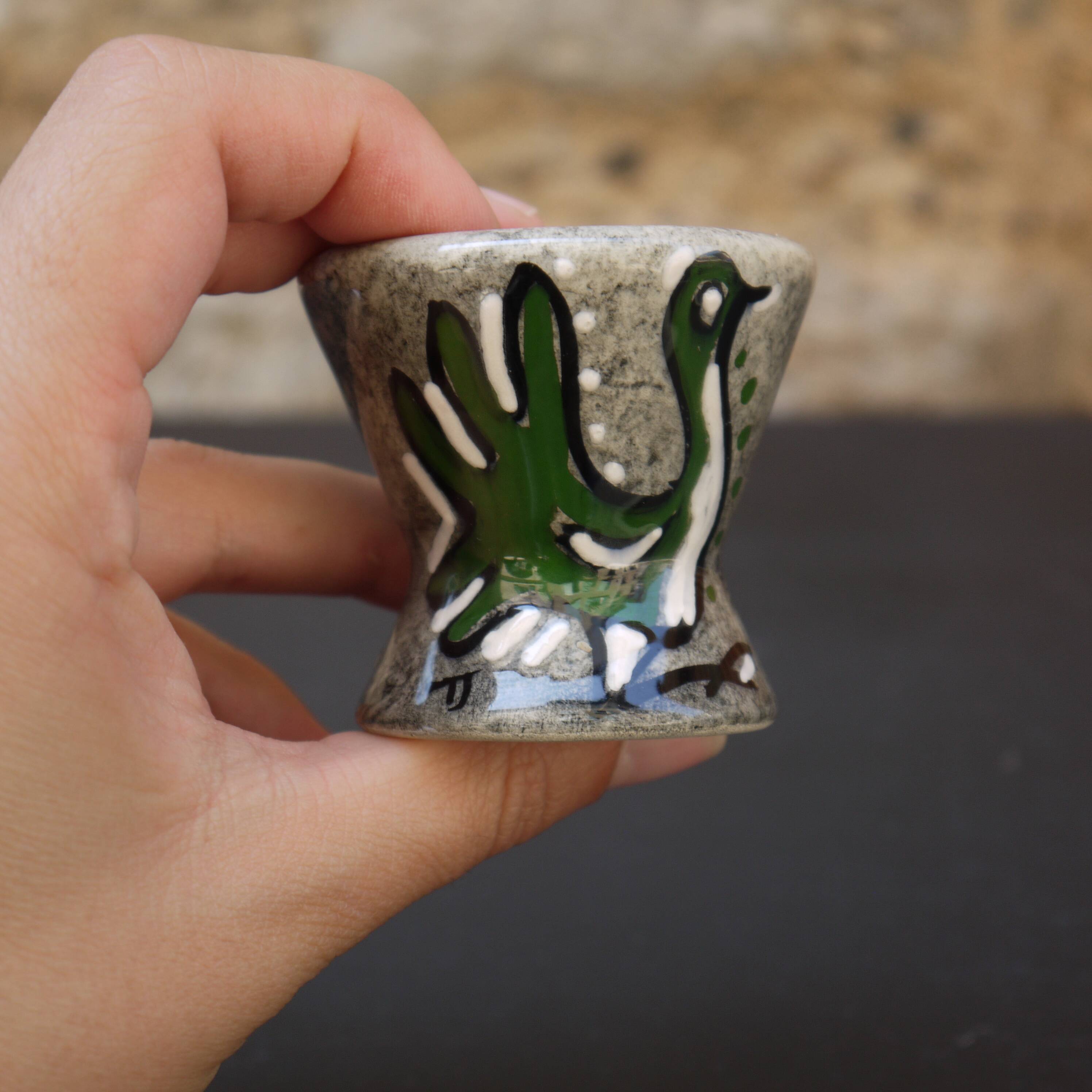 Ceramic coquetier thiveaud jacques - arnis