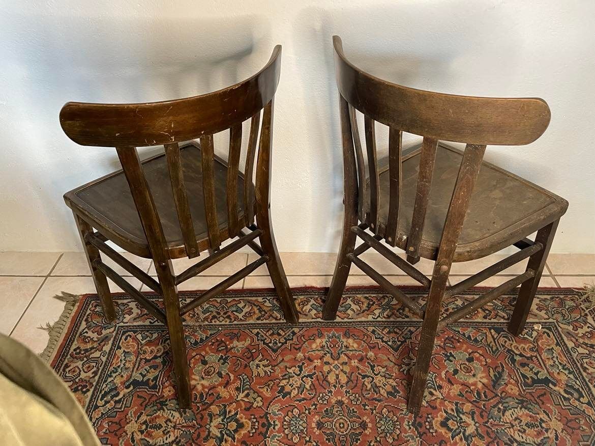 Lot de 2 chaises bistrot Luterma