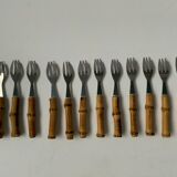 Vintage bamboo forks