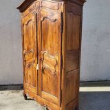 Louis xv cabinet in walnut gendarme’s hat