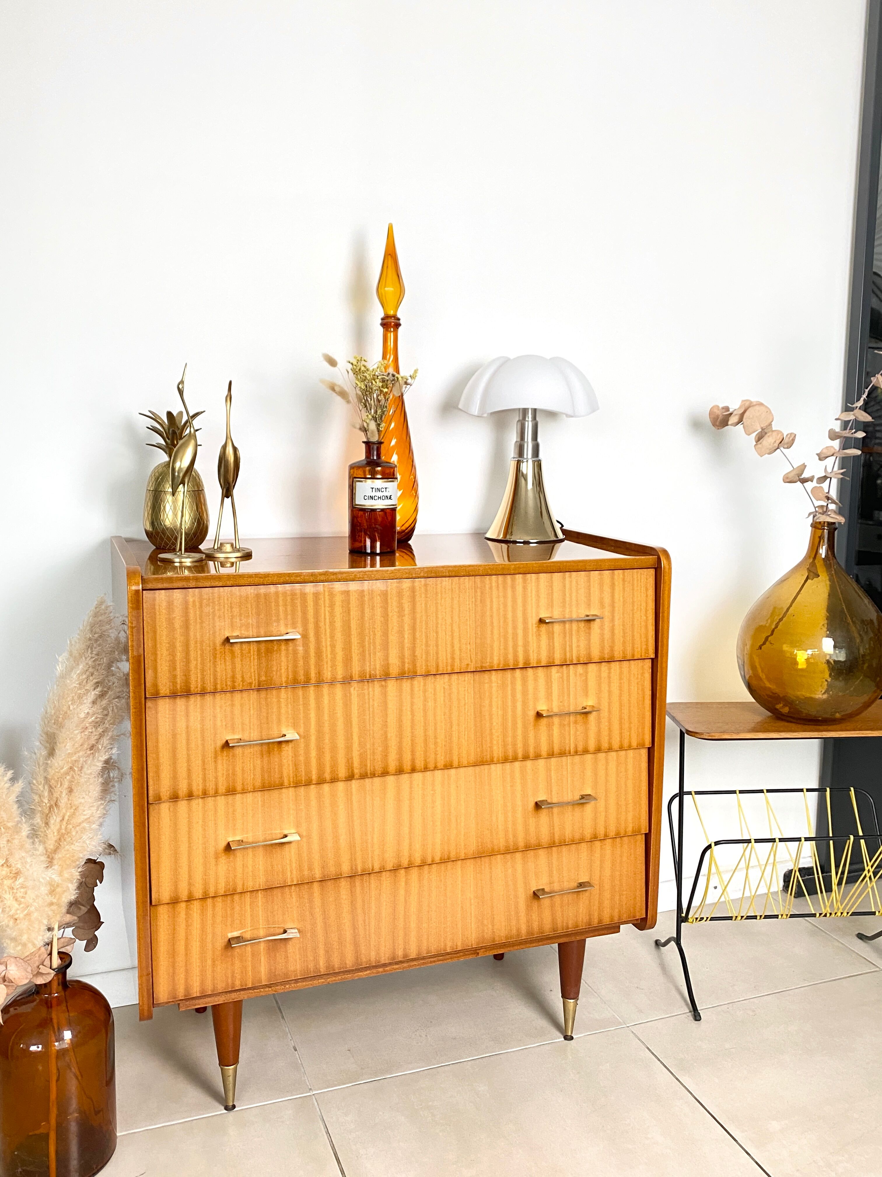 Vintage chest of drawers 4 drawers Capelle