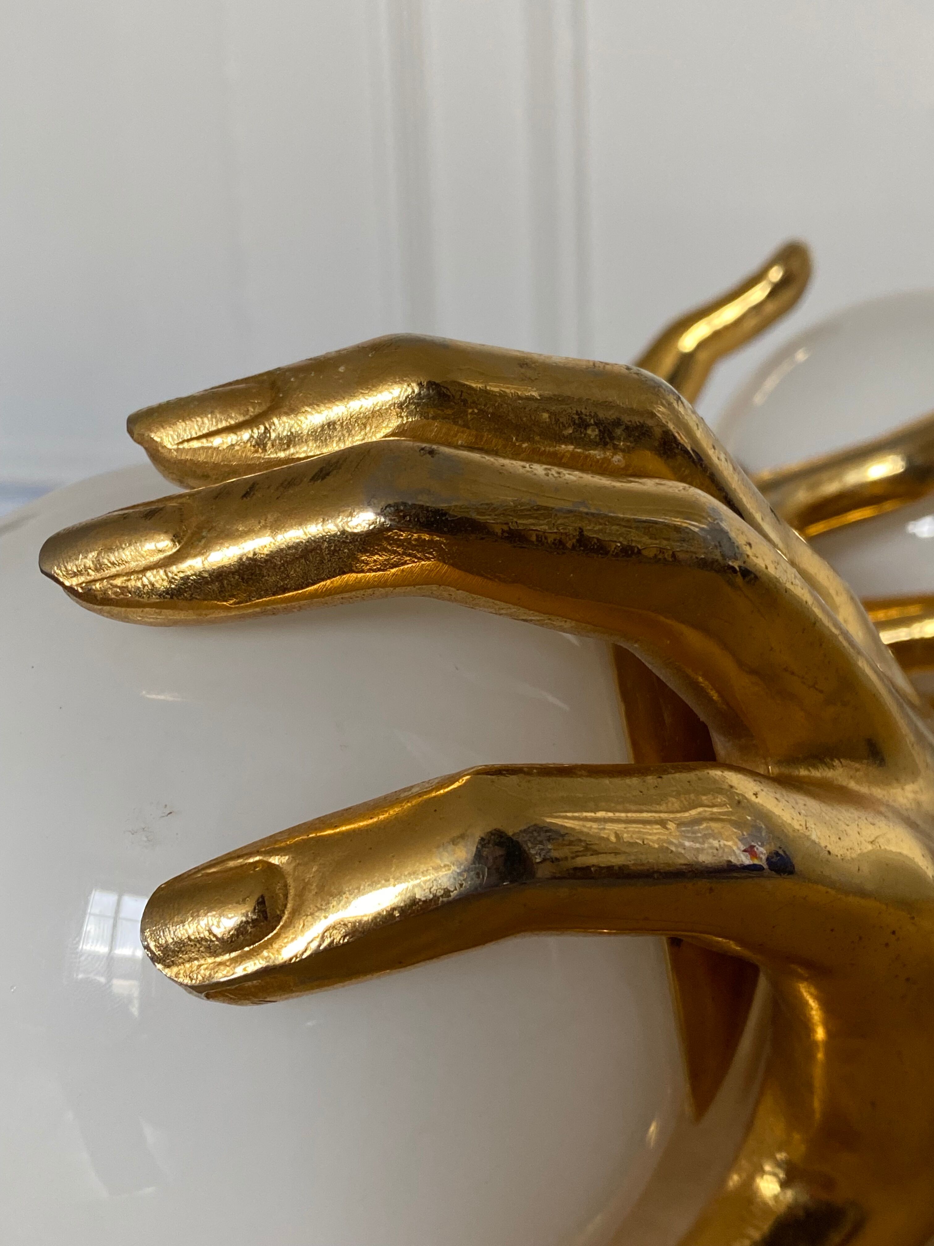Pair of Arlus hand sconces