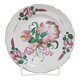 Decorative plate St. Clement, hand-painted ceramic, France, 19th century