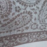 Damask linen tablecloth