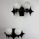 Pair of Brutalist sconces by Marc Weinstein, Germany, 1960s