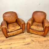 Pair of club chairs