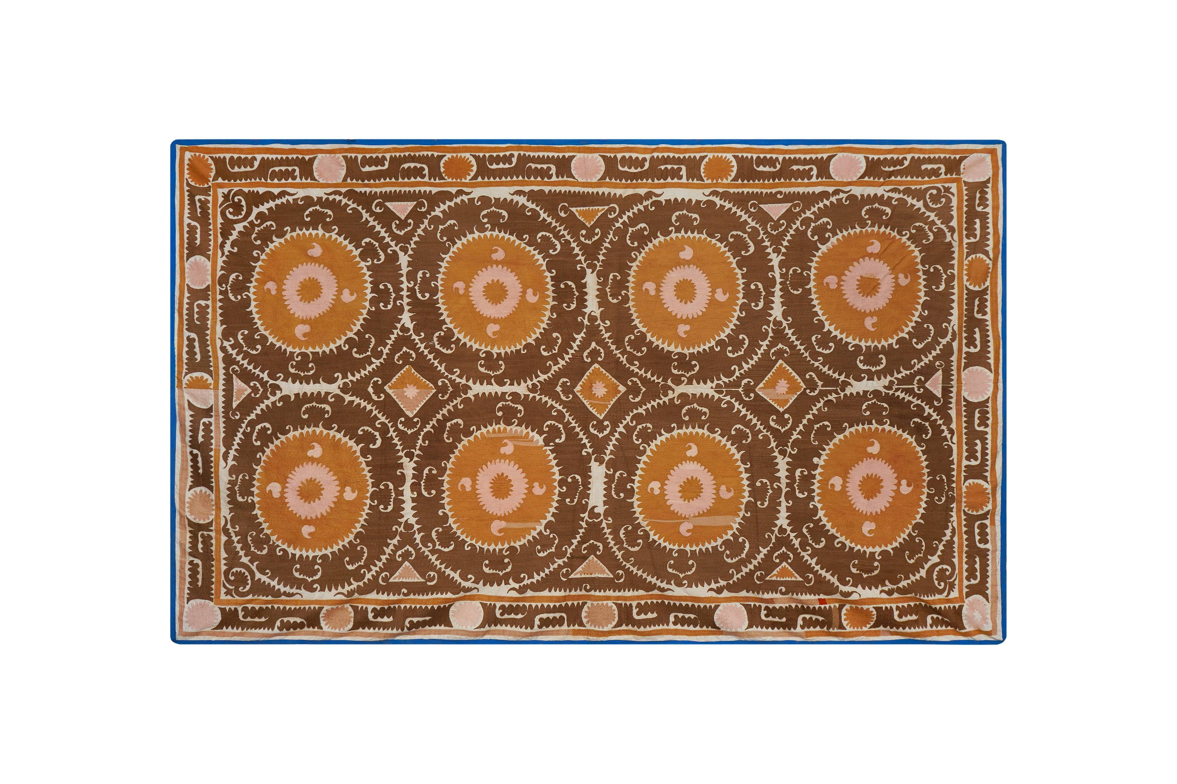 Hand-knotted rug, vintage Turkish rug 230x370 cm