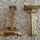 Pair of brass candlesticks, vintage