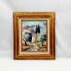 Huile sur toile signée Robert Mogisse XXème paysage provence cadre doré