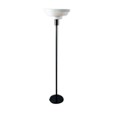 Lampadaire vintage avec abat-jour en forme d'anneau 1970s
