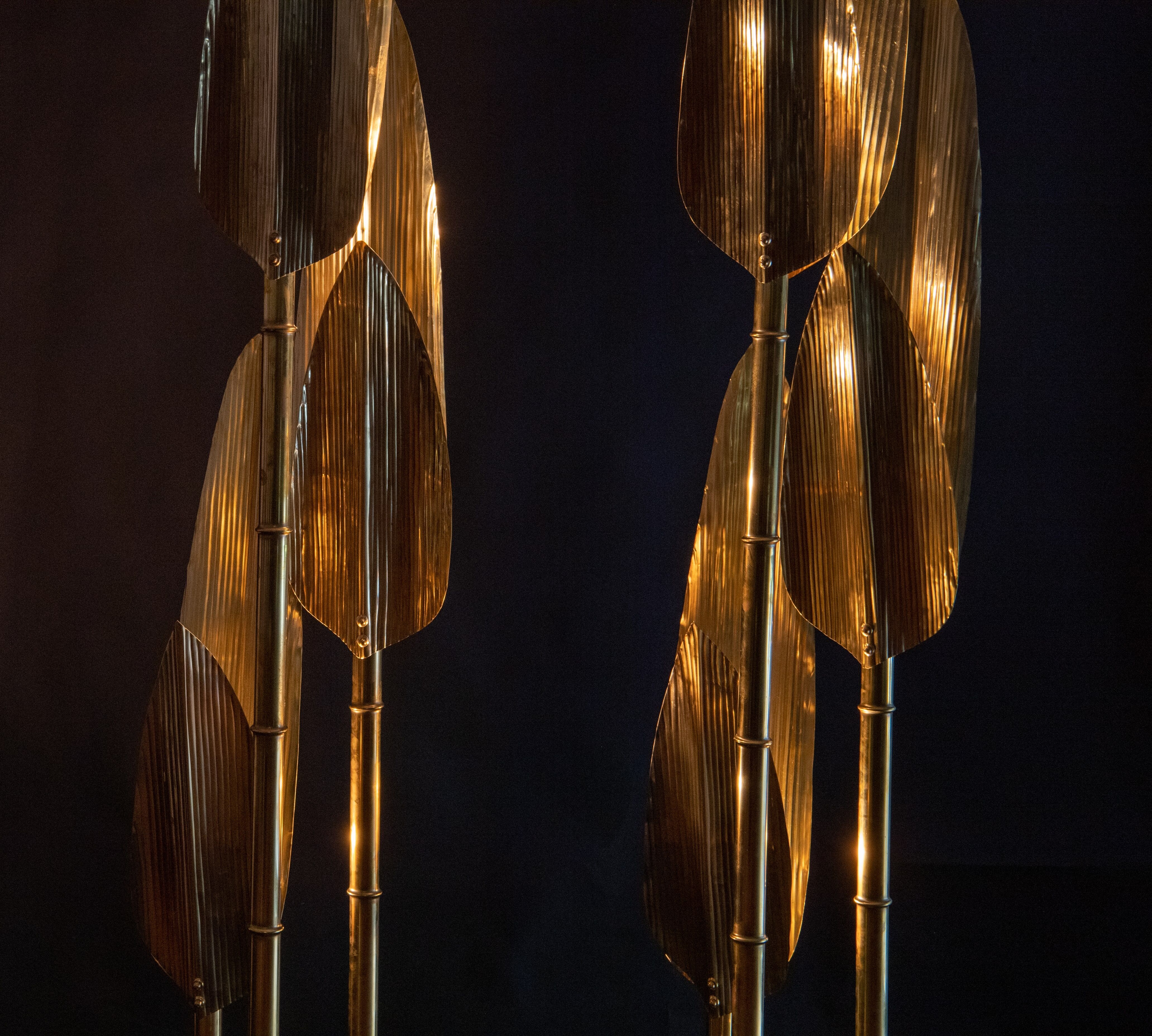 Paire de lampadaires XXe siècle