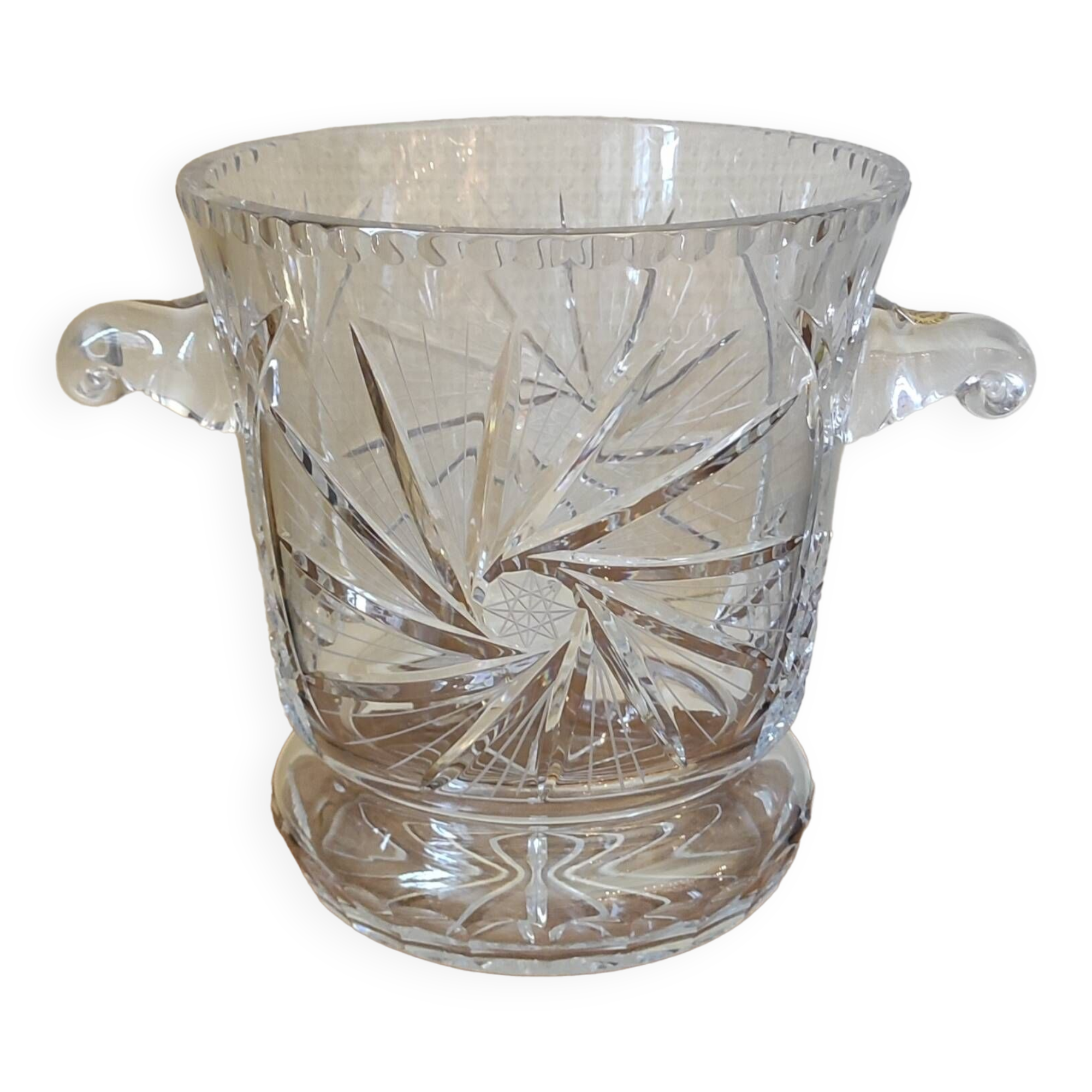 Old crystal champagne bucket Grand Dukes of Lorraine