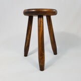 Wooden tripod stool