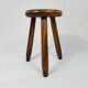 Tabouret tripode en bois