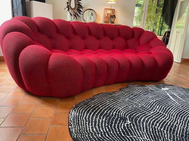 Canape roche bobois bubble arrondi 3-4 places
