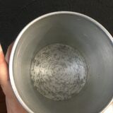 Six aluminum spice pots