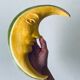 Plaster wall moon