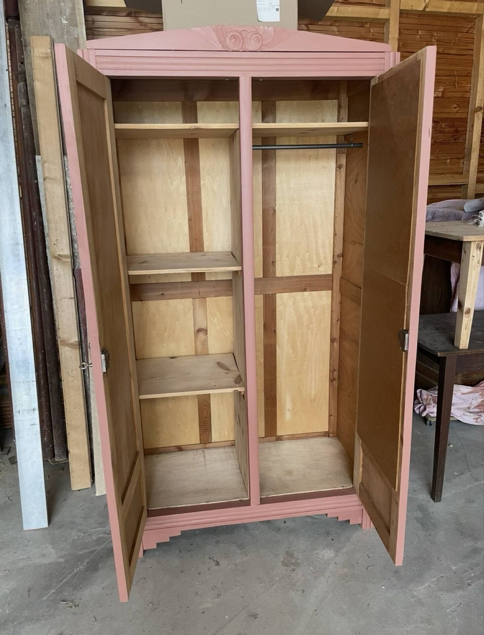 Pink wardrobe