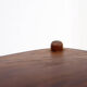 Rustic tripod stool with a triangular seat, 1960s.