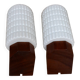 Pair of Scandinavian wall lights in teak and opaline by Philips from the 1960s.