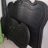 Lit Louis XV noir