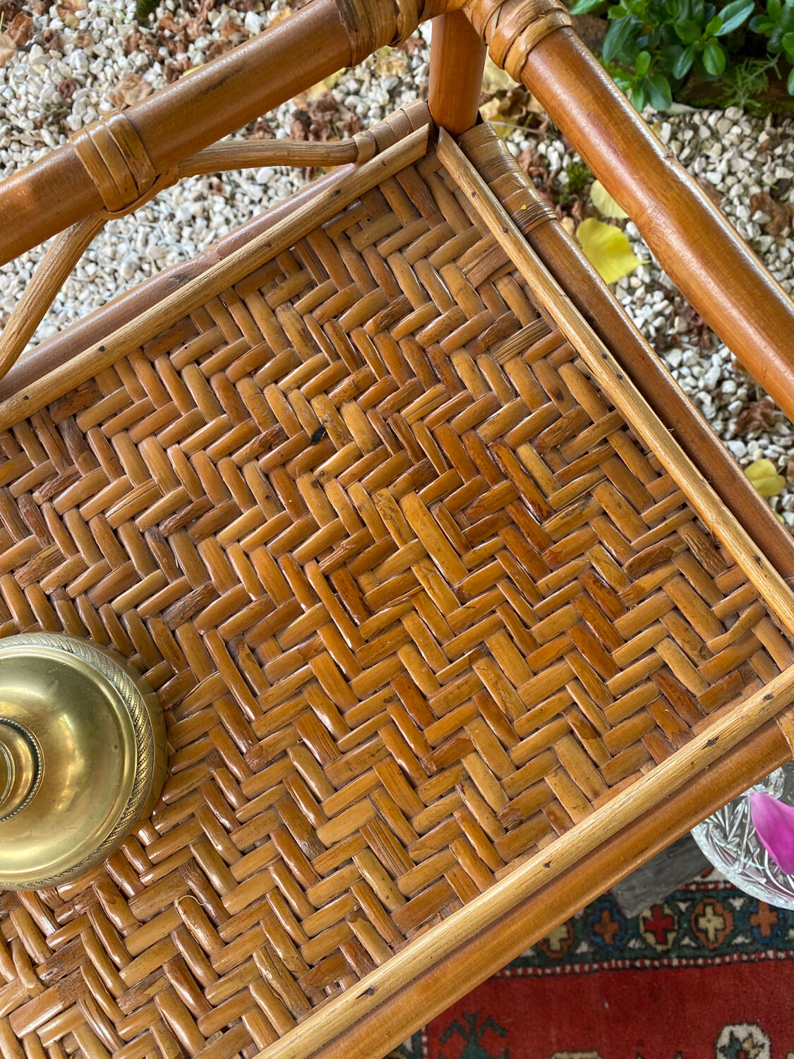 Rattan chest of drawers 4 drawers