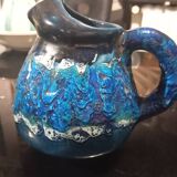Fat Lava Turquoise Pitcher Vase