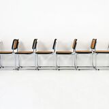 Set of 8 Dining Chairs Style B32 by Marcel Breuer