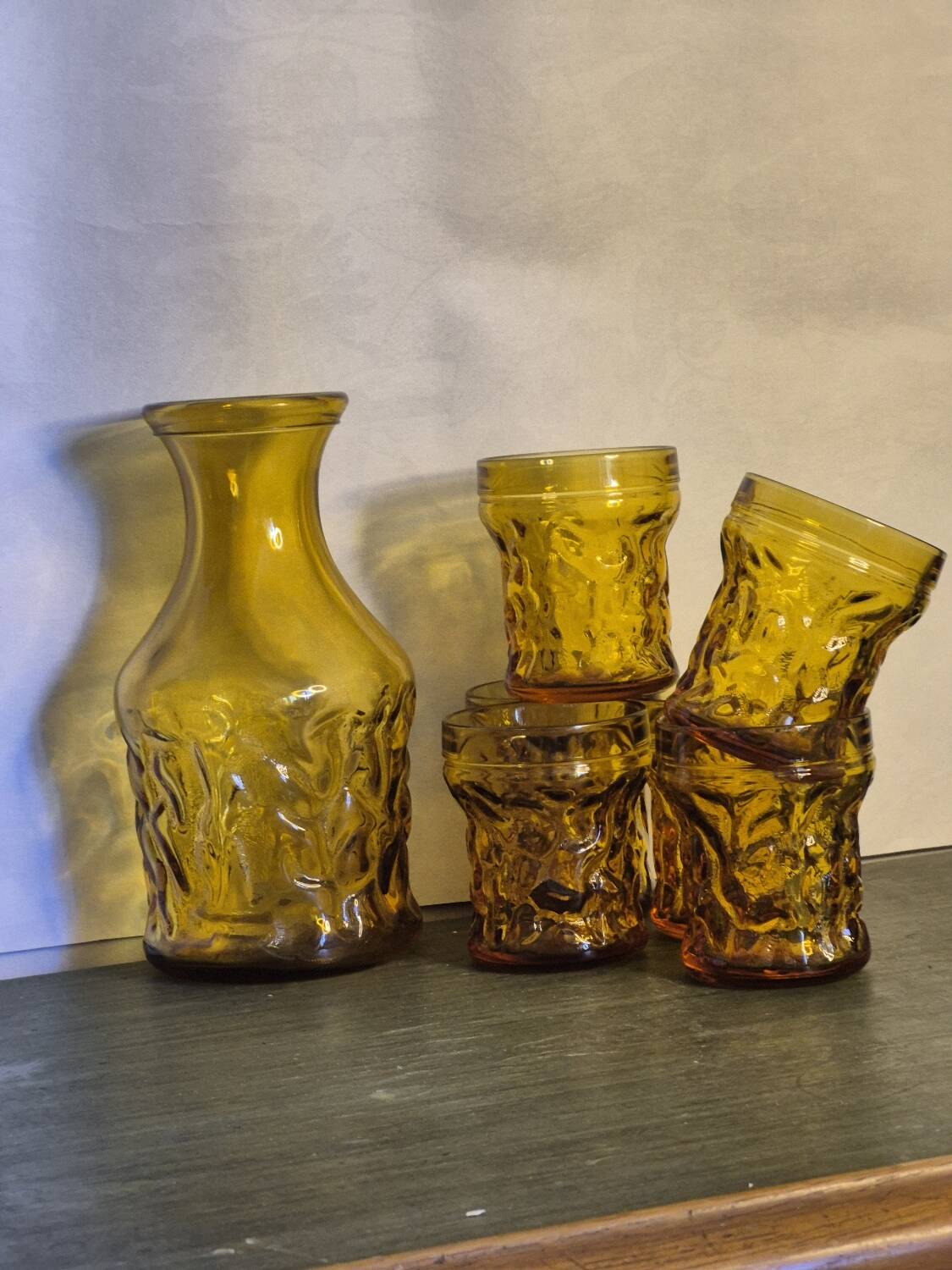 Carafe and glasses