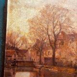 Indian summer in Dijon, Louis Auguste Girardot 19th century