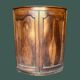 Pair of antique quarter-round corner cabinets in solid wood – Louis XV style
