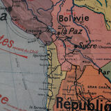 The geography map South America Armand Colin n°20