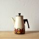 Vintage enameled metal and Bakelite coffee maker - 1960s