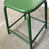 Green military stool