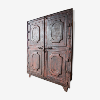 19th-century riveted construction cabinet