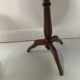 Pair of Louis XVI style pedestal tables in stained beech, 20th century