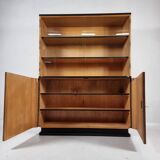 Showcase in Walnut by Jindřich Halabala from UP Zavody, 1950s