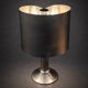 Italian table lamp in stainless steel and chrome from the 1970s.