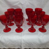 Lot 12 stemmed glasses