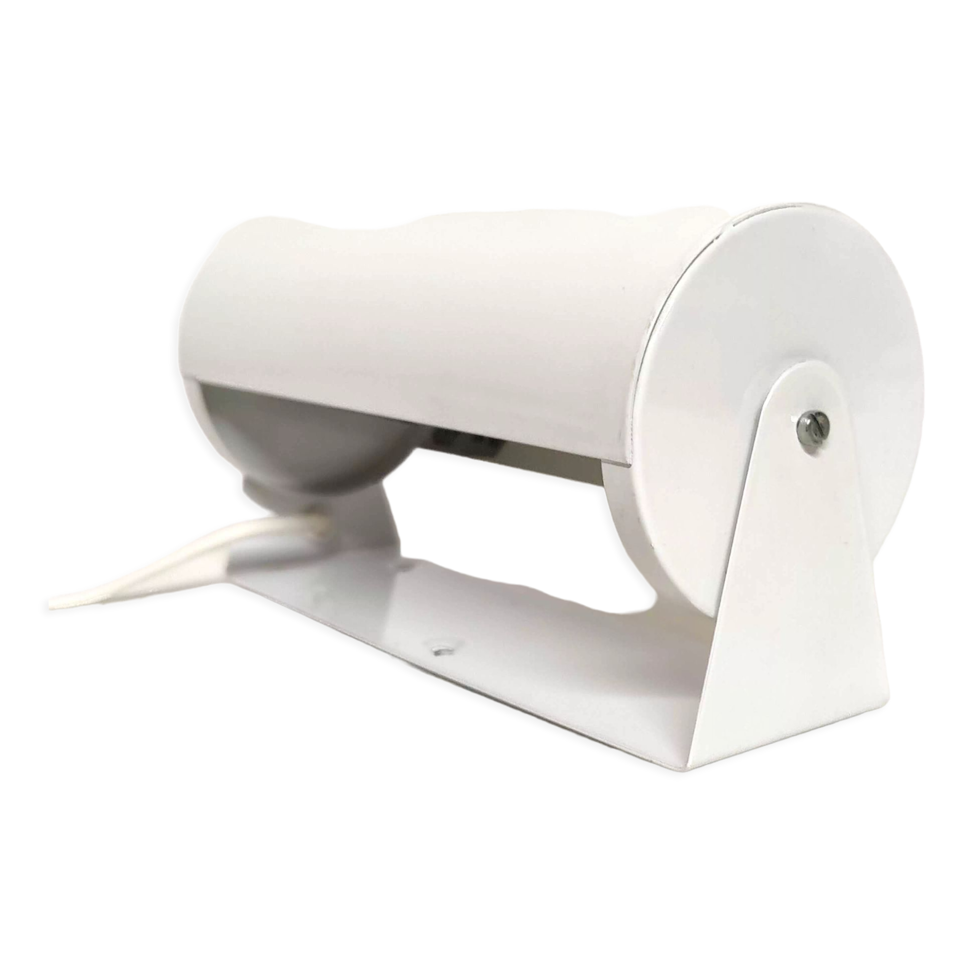 Vintage wall lamp roll Ikea V413 white vintage