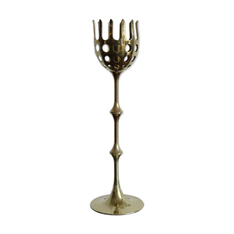 Brass candle holder by Bjorn Wiinblad, 1960