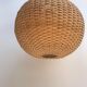Hanging woven rattan lamp from the 1960s by Jansen Leuchten