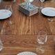 Table de ferme en chêne massif ,2 tiroirs, 2 rallonges,