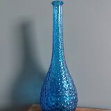Empoli carafe in turquoise blue glass