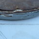 40s oval mirror in wood and stucco 59x39cm