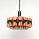 Copper lamp by Wener Schou for Coronell Elektro, 1970s