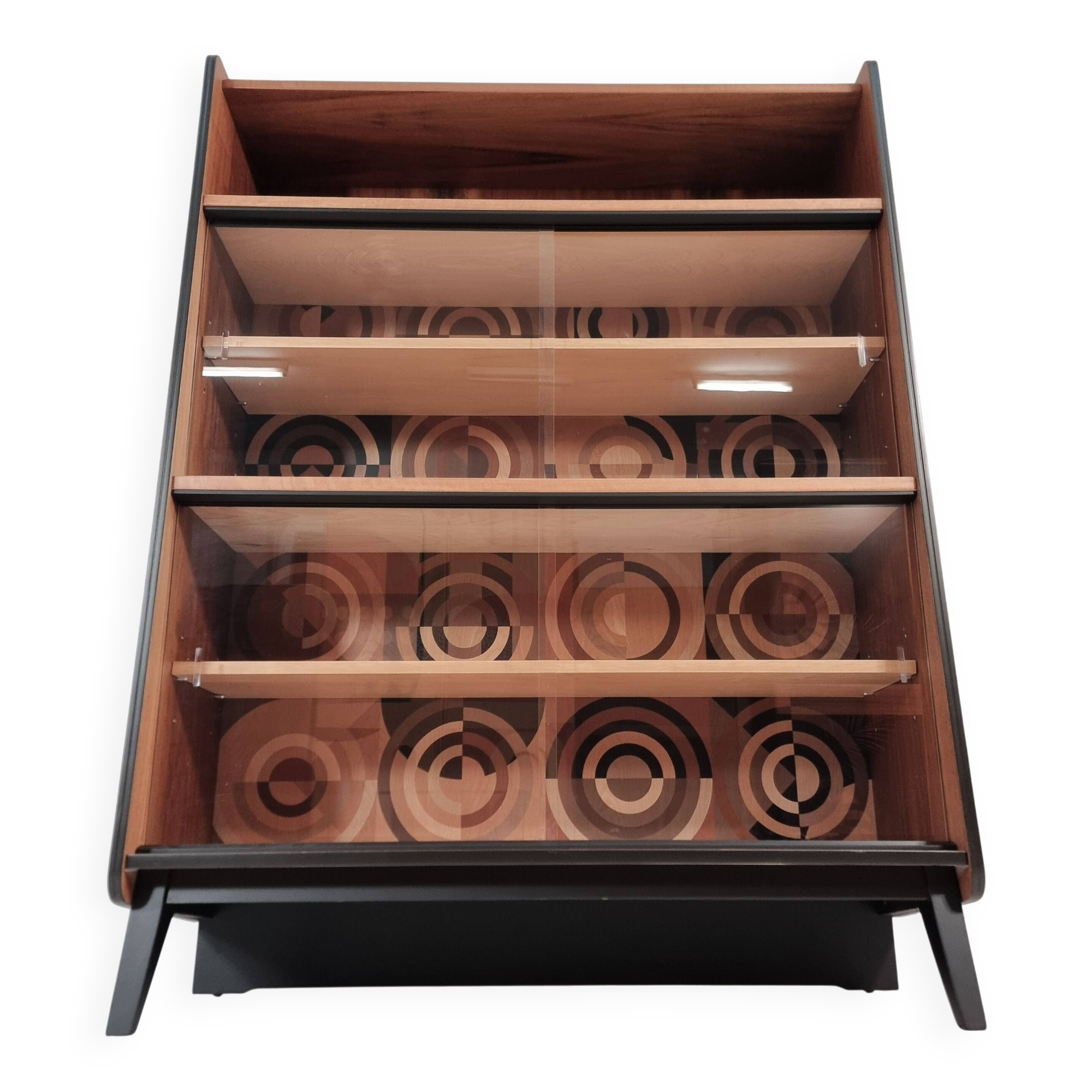 Vintage Brown Vitrine from Tatra, 1970s