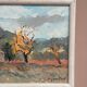 Original Swedish Oil on Panel – "Trees" by H. Jonstad – Signed – Vintage and Framed – 23.5 × 20.5 cm (9.2 × 8 in)